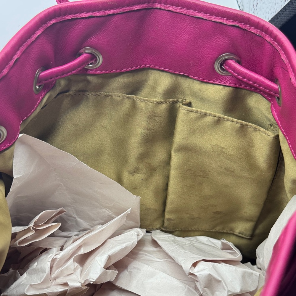 💖 Coach Large Fuchsia Bucket Bag – Double Hangtag & Handles! 💖 - Picture 8 of 13